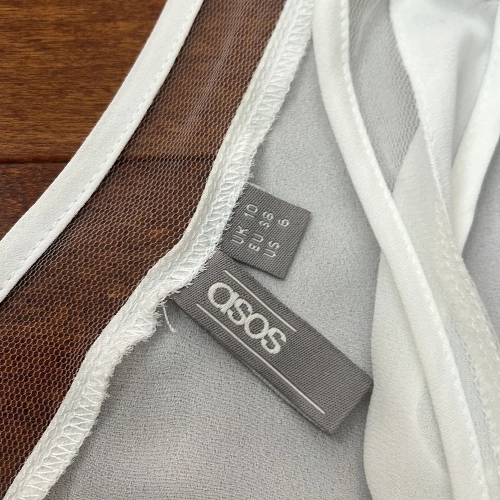 ASOS V Front And V Back Tank
With Mesh Insert Size 6 - Picture 12 of 13